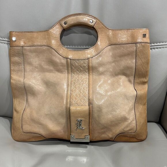 L..A.M.B. Carlisle Leather Foldover Bag - Picture 2 of 8